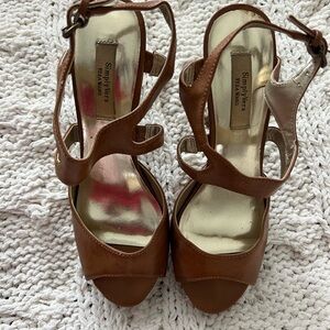 Simply Vera Vera Wang Tan Strappy Heels